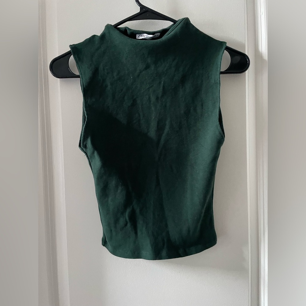 Zara Forest Green Tank Top